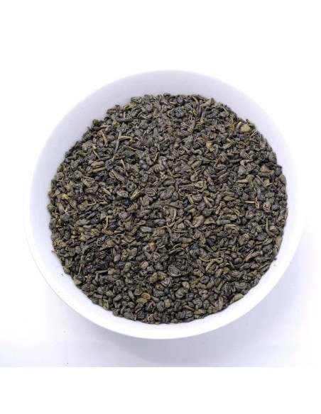 Cuenco con Té verde Gunpowder Extra Superior