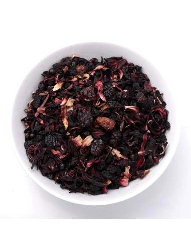 cuenco frutas del bosque