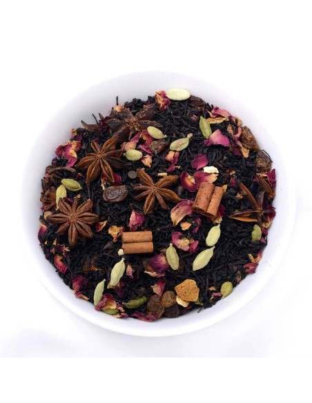 Cuenco de Té Pastel de Especias