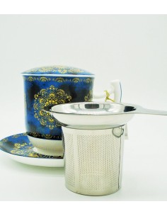 Mug Raffaella de porcelana con filtro, 350 ml. 2