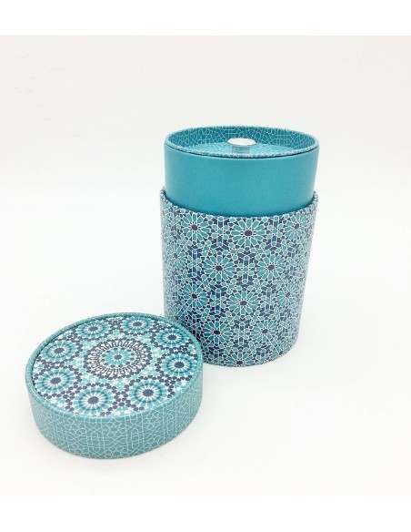 Lata redonda Andalucía 150 gr. Azul