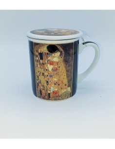 Comprar Mug con filtro, el Beso Klimt, 0.25 l. - Granada Tea Company