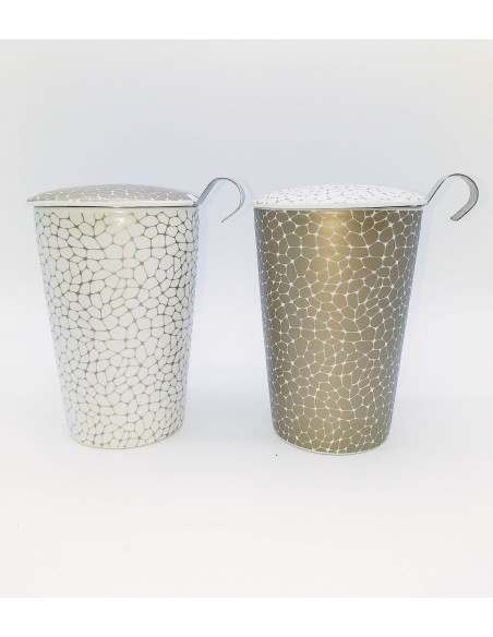 Comprar Mug con filtro Piedras Platino, doble pared, 0.35 l.DISPONI...