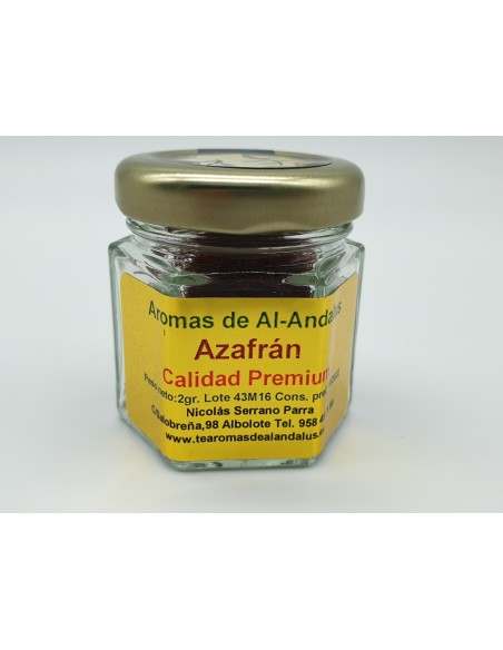 Comprar Azafran, Bote 2 Gr. - Granada Tea Company