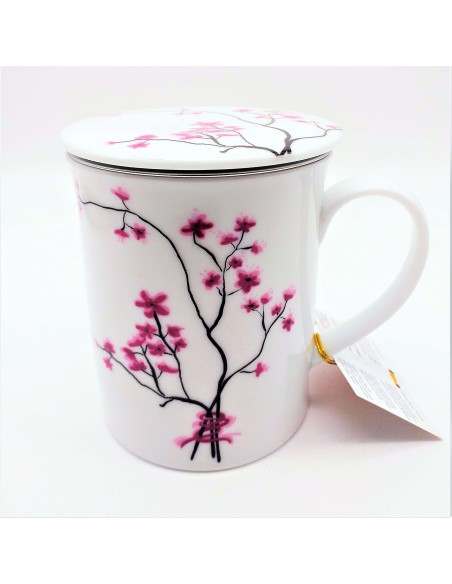 MUG CON FILTRO CHERRY BLOSSOM, 0.250ML
