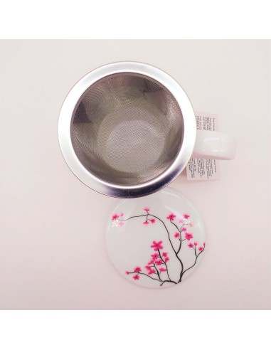 MUG CON FILTRO CHERRY BLOSSOM, 0.250ML