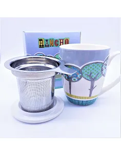 Mug con filtro acero inox. Rancho,0.250L en caja de regalo