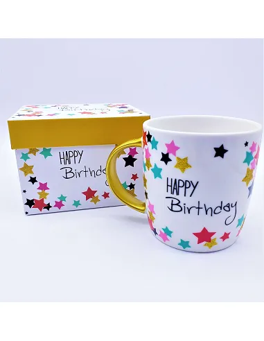 Mug en caja de Regalo Happy Birthday, 0,350 L