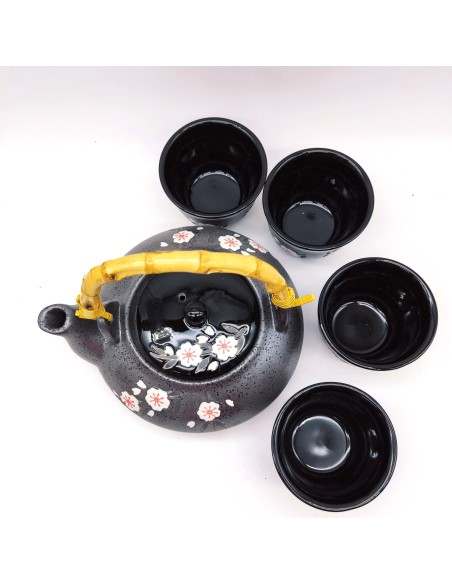 Comprar Juego Té Porcelana Lisa, 5 piezas - Granada Tea Company