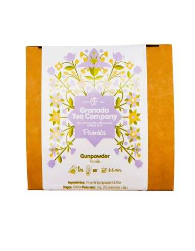 Pirámides Té verde Gunpowder 15 uds