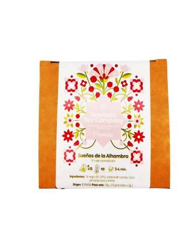 Pirámides Té Sueños de la Alhambra 15 uds