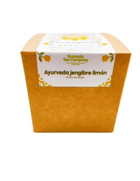 Comprar Pirámides Infusión Jengibre Limón 15 uds - Granada Tea Company