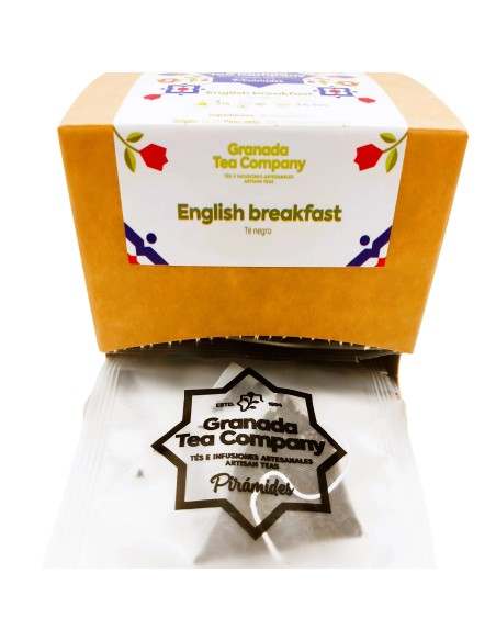 Comprar Pirámides Té English Breakfast 15 uds - Granada Tea Company