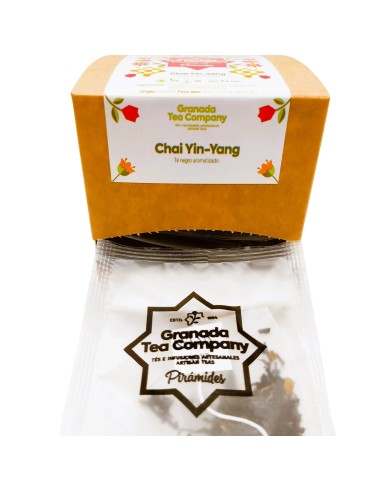 Comprar Pirámides Té Chai Yin Yang 15 uds - Granada Tea Company