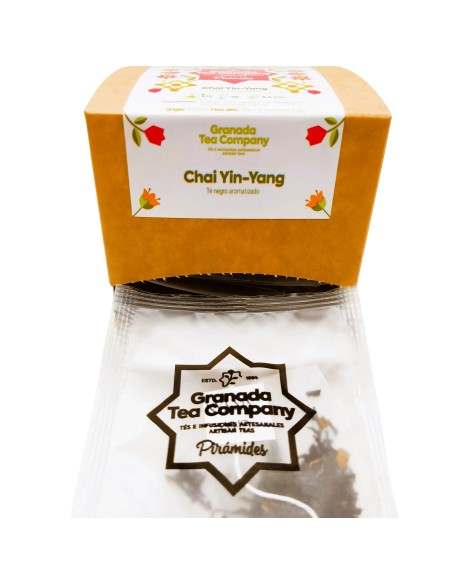 Comprar Pirámides Té Chai Yin Yang 15 uds - Granada Tea Company