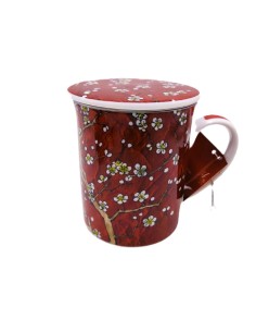Comprar Mug con filtro Almendro roja, 0,250 l - Granada Tea Company