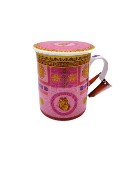Comprar Mug con filtro mariposa rosa, 0,250 l - Granada Tea Company