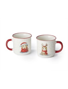 Comprar Mug Christmas Cats porcelana 350 ml, Diseño Aleatorio - Gra...